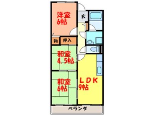 コンフォートステージ１の物件間取画像